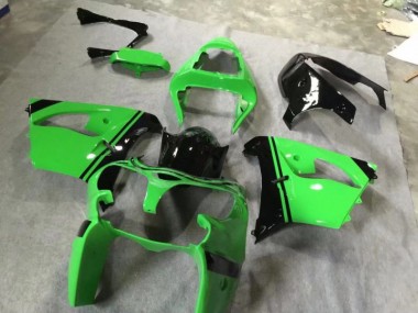 ABS 2002-2003 Green Glossy Black Kawasaki ZX9R Motorbike Fairing UK