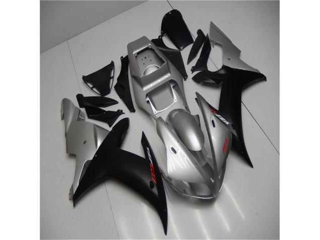 ABS 2002-2003 Silver Black Yamaha YZF R1 Motorbike Fairings UK