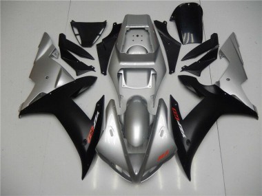 ABS 2002-2003 Silver Black Yamaha YZF R1 Motorbike Fairings UK