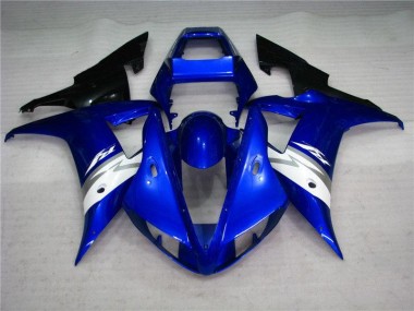 ABS 2002-2003 Blue White Yamaha YZF R1 Motorcycle Fairing Kits UK