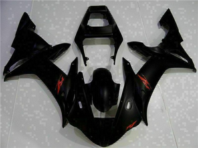 ABS 2002-2003 Black Yamaha YZF R1 Motorcycle Fairing Kit UK