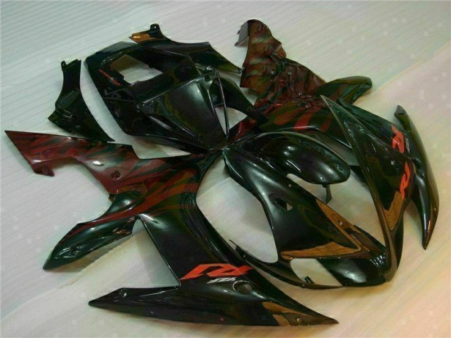 ABS 2002-2003 Black Yamaha YZF R1 Bike Fairings UK