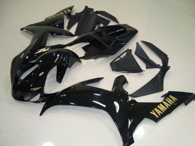 ABS 2002-2003 Black Gold Yamaha YZF R1 Replacement Fairings UK