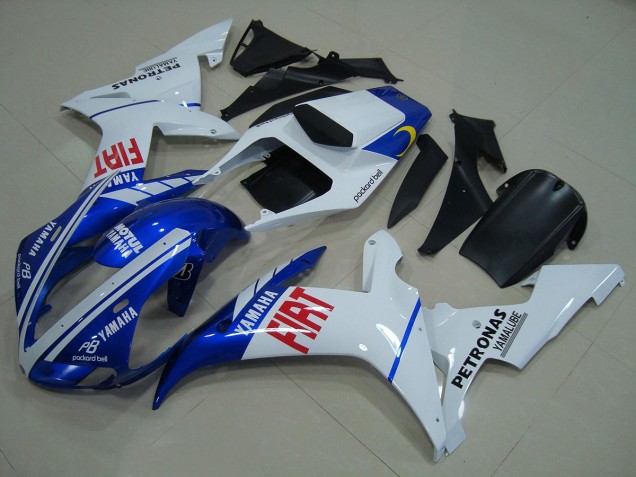 ABS 2002-2003 Blue White Yamaha YZF R1 Motorcycle Fairings Kit UK