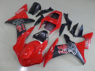 ABS 2002-2003 Matte Red Yamaha YZF R1 Motorcycle Fairing Kits UK