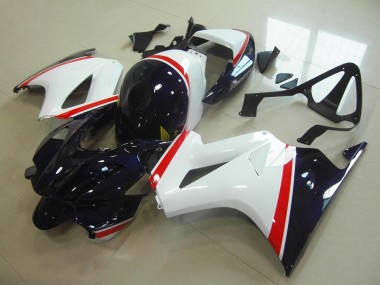 ABS 2002-2013 White Dark Blue Honda VFR800 Motorbike Fairing UK