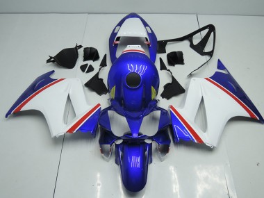 ABS 2002-2013 Blue and White Honda VFR800 Motor Bike Fairings UK