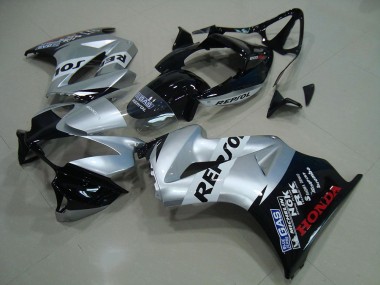 ABS 2002-2013 Silver Repsol Honda VFR800 Moto Fairings UK