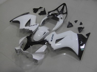 ABS 2002-2013 White Black Honda VFR800 Motorcyle Fairings UK