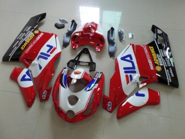 ABS 2003-2004 Red Fila Ducati 749 999 Bike Fairings UK