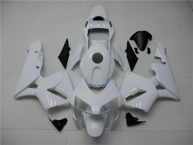 ABS 2003-2004 Glossy White Honda CBR600RR Motorcycle Fairings Kit UK