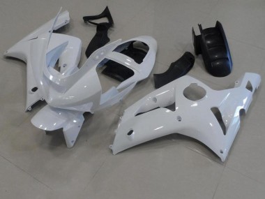 ABS 2003-2004 White Kawasaki ZX6R Bike Fairings UK