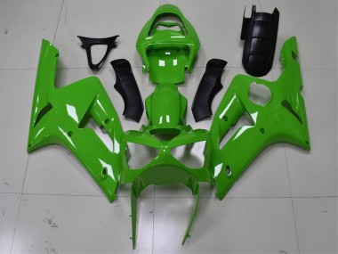 ABS 2003-2004 Green Kawasaki ZX6R Replacement Fairings UK