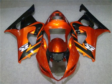 ABS 2003-2004 Orange Black Suzuki GSXR 1000 Motorcycle Fairing Kits UK