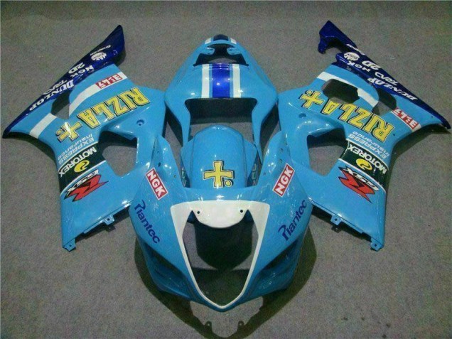 ABS 2003-2004 Blue Suzuki GSXR 1000 Bike Fairing Kit UK