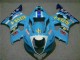 ABS 2003-2004 Blue Suzuki GSXR 1000 Bike Fairing Kit UK