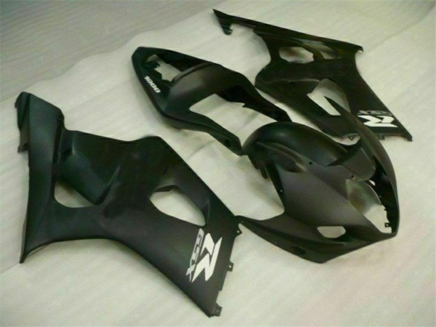 ABS 2003-2004 Matte Black Suzuki GSXR 1000 Motorbike Fairing Kits UK