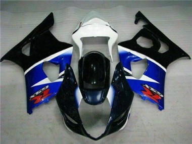 ABS 2003-2004 Black Blue Suzuki GSXR 1000 Motorcycle Fairings Kits UK