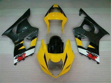 ABS 2003-2004 Yellow Black Suzuki GSXR 1000 Motorcycle Fairings Kit UK