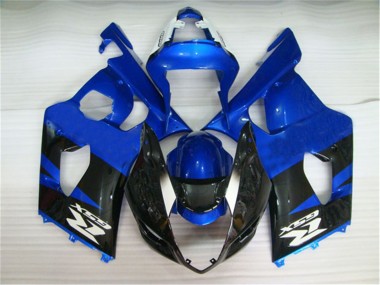 ABS 2003-2004 Black Blue Suzuki GSXR 1000 Motorcycle Fairings Kits & Bodywork UK