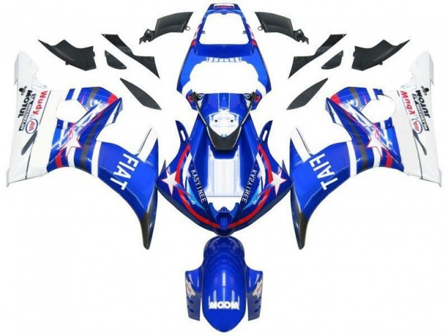 ABS 2003-2005 Blue Star Fiat Yamaha YZF R6 Motorcycle Fairing UK