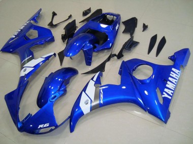 ABS 2003-2005 Blue Yamaha YZF R6 Motorbike Fairing UK