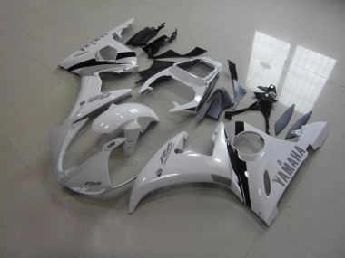 ABS 2003-2005 White and Grey Decals Yamaha YZF R6 Bike Fairing Kit UK