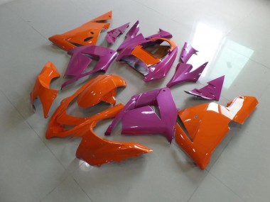 ABS 2003-2005 Orange and Pink Kawasaki ZX10R Motorcycle Bodywork UK