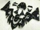 ABS 2003-2005 Glossy Black Kawasaki ZX10R Bike Fairings UK