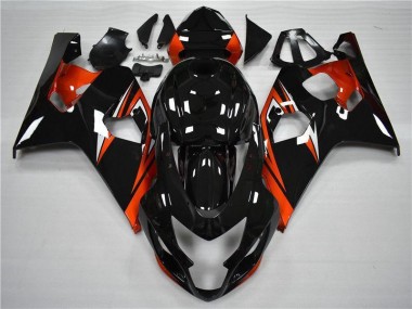 ABS 2004-2005 Orange Black Suzuki GSXR 600/750 Motor Bike Fairings UK