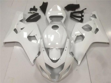 ABS 2004-2005 Glossy White Suzuki GSXR 600/750 Moto Fairings UK