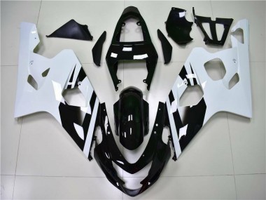 ABS 2004-2005 White Black Suzuki GSXR 600/750 Motor Fairings UK