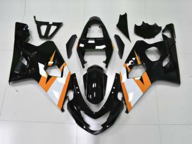 ABS 2004-2005 Orange Black Suzuki GSXR 600/750 Motorcycle Fairings UK