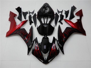 ABS 2004-2006 Red Black Yamaha YZF R1 Bike Fairing UK