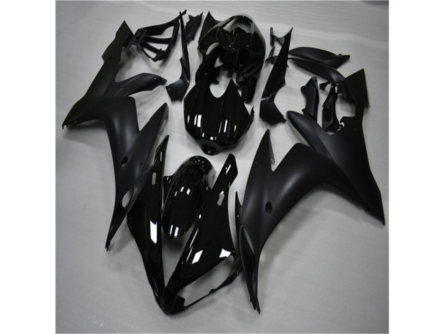 ABS 2004-2006 Glossy Matte Black Yamaha YZF R1 Bike Fairing Kit UK