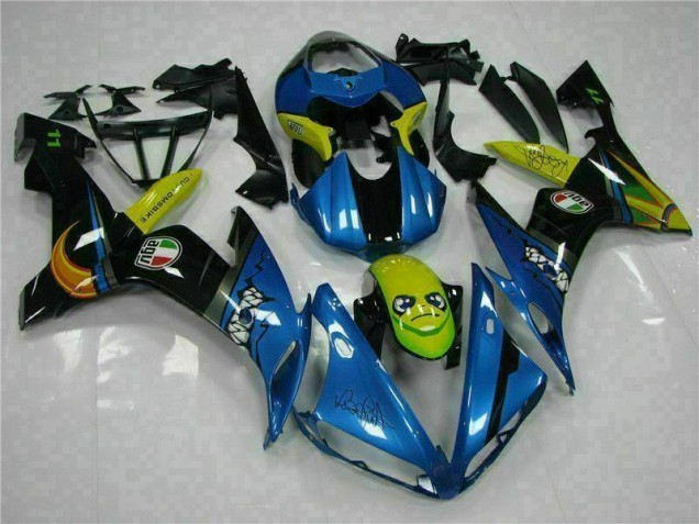 ABS 2004-2006 Blue Yamaha YZF R1 Motorcycle Replacement Fairings UK