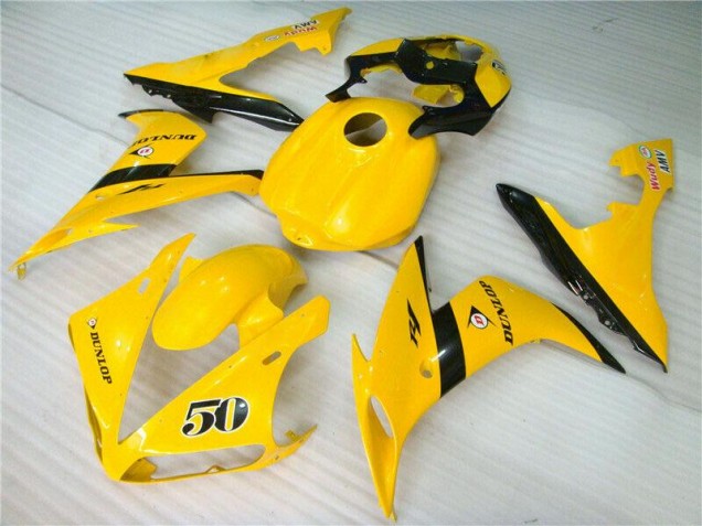 ABS 2004-2006 Yellow Yamaha YZF R1 Motorbike Fairing UK