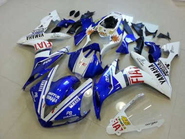 ABS 2004-2006 Blue White Red Yamaha YZF R1 Motorcycle Fairings Kits UK