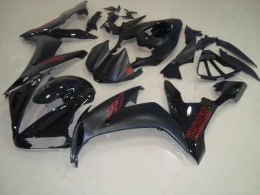 ABS 2004-2006 Matte Black Red Yamaha YZF R1 Replacement Fairings UK