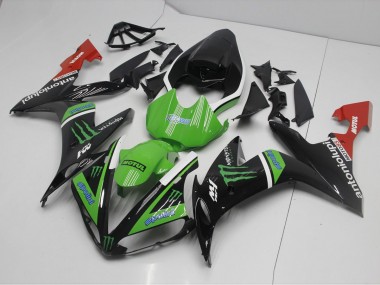 ABS 2004-2006 Monster Green Yamaha YZF R1 Motor Fairings UK