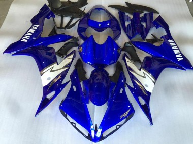 ABS 2004-2006 Glossy Blue White Yamaha YZF R1 Bike Fairing Kit UK