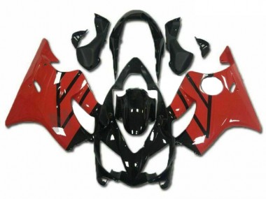 ABS 2004-2007 Red Black Honda CBR600 F4i Bike Fairing UK