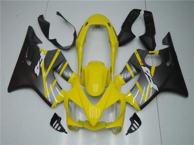 ABS 2004-2007 Yellow Grey Honda CBR600 F4i Bike Fairing Kit UK