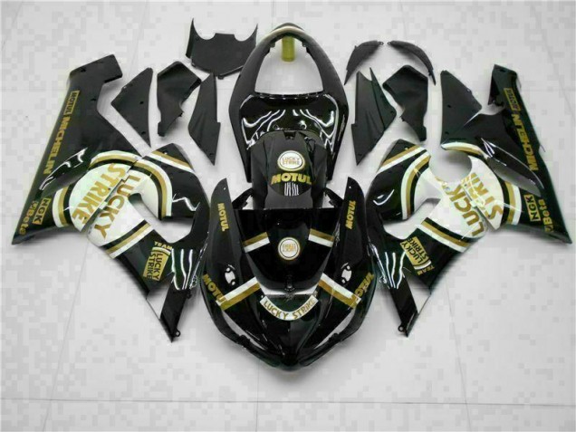 ABS 2005-2006 Black Kawasaki ZX6R Motorcylce Fairings UK