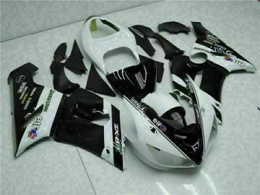 ABS 2005-2006 Red Black Kawasaki ZX6R Motorcycle Fairing UK