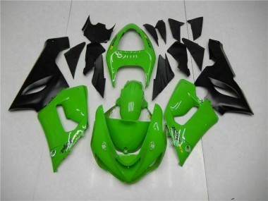 ABS 2005-2006 Green Kawasaki ZX6R Motorbike Fairing UK