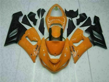 ABS 2005-2006 Orange Kawasaki ZX6R Bike Fairing UK