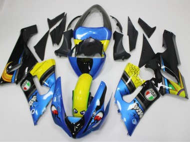 ABS 2005-2006 Shark Kawasaki ZX6R Motorbike Fairings UK