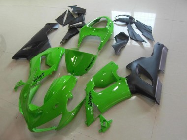 ABS 2005-2006 Green Kawasaki ZX6R Motorcycle Replacement Fairings & Bodywork UK