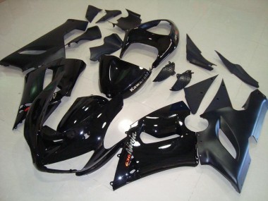 ABS 2005-2006 Black Kawasaki ZX6R Motorcyle Fairings UK